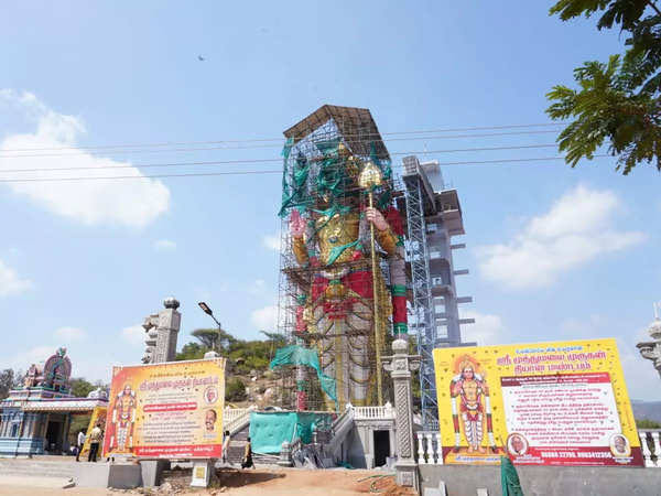 World’s tallest Muthumalai Murugan statue to be consecrated in Salem in April&nbsp;6